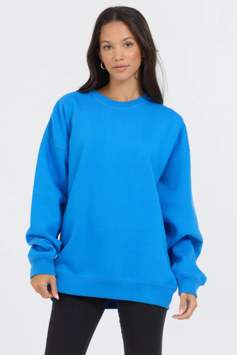 Blue Proweave Crewneck-Vintage Havana Best Sale